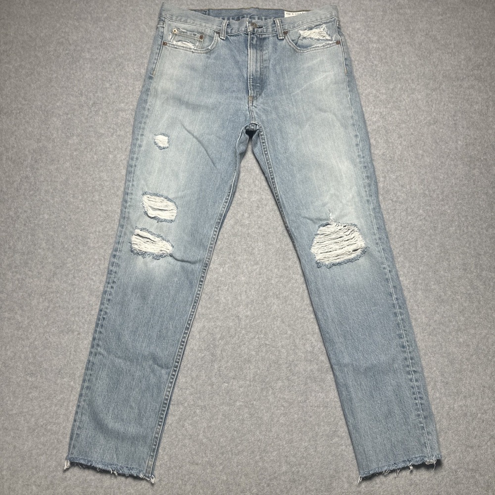 Rag & Bone $295 Marilyn Jeans‎ High Rise Union Pool Distressed Ripped Woman's 30